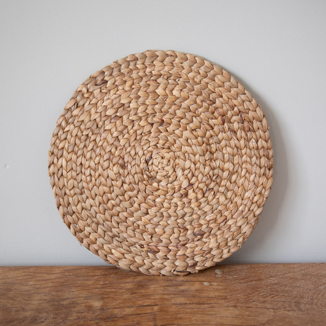 Handwoven Water Hyacinth Placemat 35cm