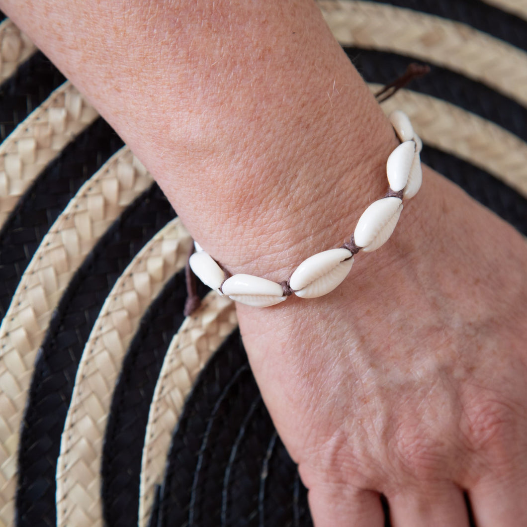 Handmade Cowrie Shell Bracelet