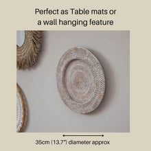 Load image into Gallery viewer, Large Rattan Charger Plate available 20th Nov
