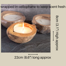 Load image into Gallery viewer, Soy Wax Coconut Shell Candle | Sandlewood Scent and Vanilla Scent | Available 20th Nov
